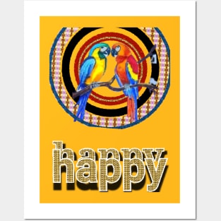 happy birds Posters and Art